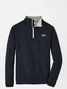  Mississippi State Peter Millar Perth Solid 1/4 Zip Pullover