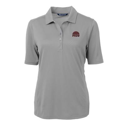 Mississippi State Women's Cutter and Buck Virtue Ecopique Polo POLISHED