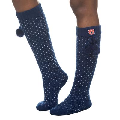 Auburn Knee High Socks