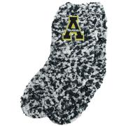  App State Youth Fuzzy Marled Slipper Socks