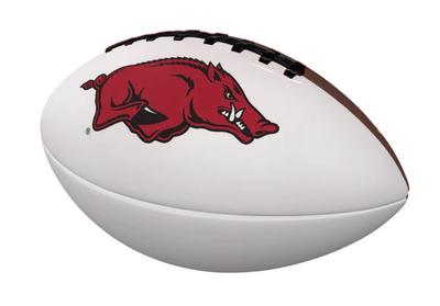 Arkansas Logo Brands Autograph Football