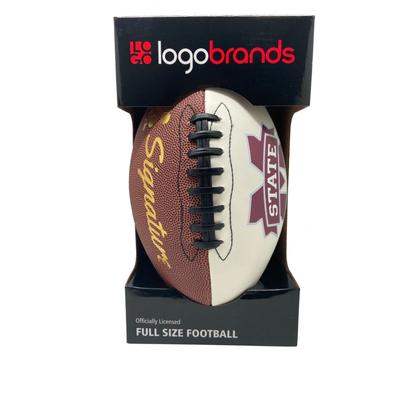 Mississippi State Logo Brands Autograph Football