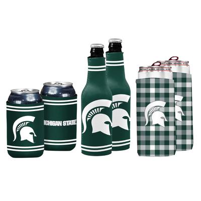Michigan State Logo Brands Variety 6 Pack Can Coolers