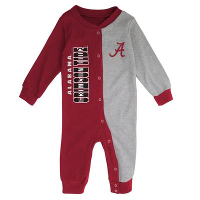 Alabama Gen2 Infant Half Time Long Sleeve Snap Coverall