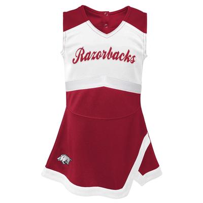 Arkansas Gen2 Kids Cheerleader 2-Piece Dress Set