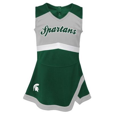 Michigan State Toddler Cheerleader 2-Piece Dress Set
