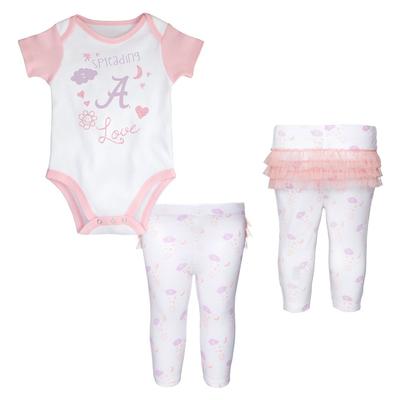 Alabama Gen2 Infant Pink Onesie and Tutu Legging Set