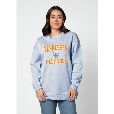 Tennessee University Girl Lady Vols Throwback Warm Up Crew COBALT