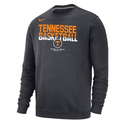 Tennessee Nike Men's Basketball Club Sweatshirt