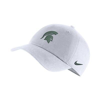 Michigan State Nike H86 Logo Campus Adjustable Cap WHITE