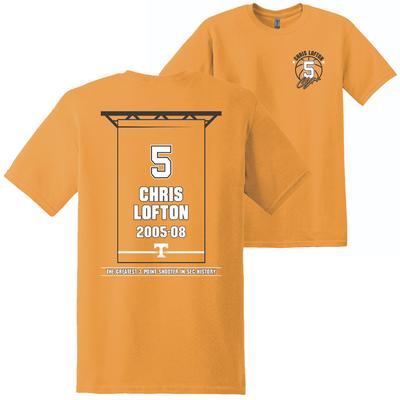 Chris Lofton Tennessee Basketball Banner Short Sleeve Tee