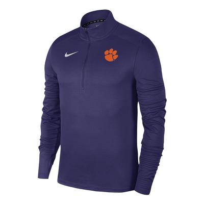 Clemson Nike Pacer 1/4 Zip ORCHID
