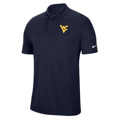 West Virginia Nike Golf Victory Solid Polo NAVY
