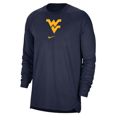 West Virginia Nike Spotlight Long Sleeve Top