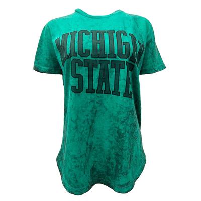 Michigan State Pressbox Southlawn Sunwashed Tee