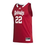  Nebraska Adidas Swingman Basketball Jersey