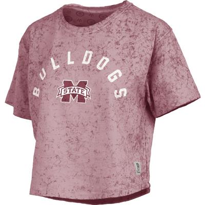 Mississippi State Pressbox Pacey Sunwashed Waist Length Tee