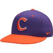  Clemson Nike Aero Fitted Baseball Cap