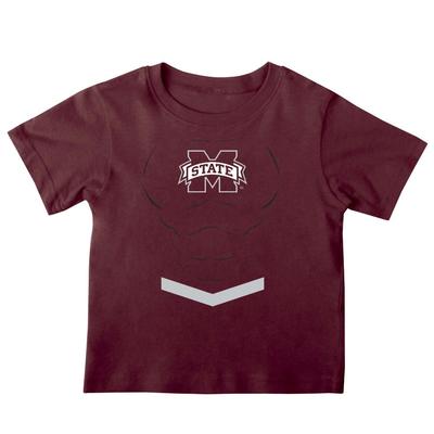 Mississippi State Champion Toddler Superman Cape Tee