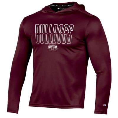 Mississippi State Champion Impact Hooded Long Sleeve Tee