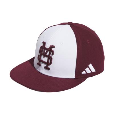 Mississippi State Adidas Wool Baseball Fitted Interlock Hat