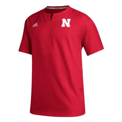 Nebraska Adidas Icon Cage Short Sleeve Jacket