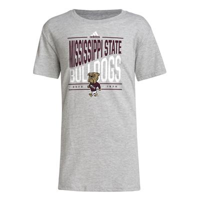 Mississippi State Adidas YOUTH Vault Miss State Bully Fresh Tee