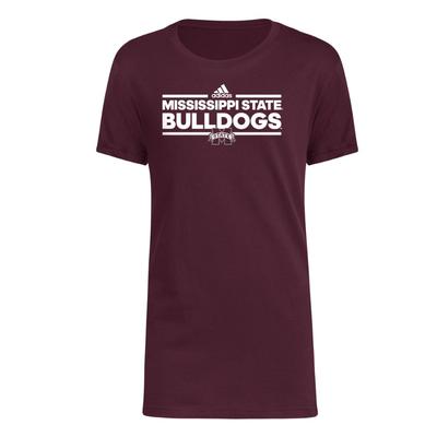 Mississippi State Adidas YOUTH Miss State Bulldogs Fresh Tee