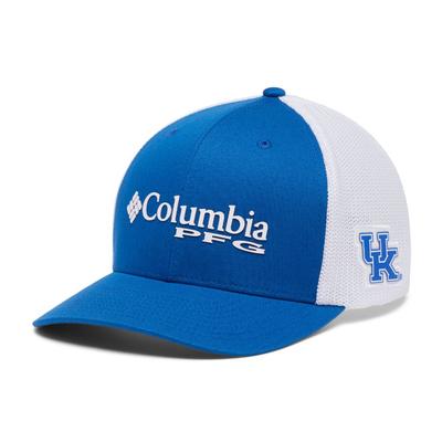 Kentucky Columbia PFG Mesh Flex Fit Hat