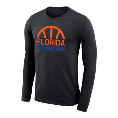 Florida Jordan Brand Dri-Fit Legend Half Basketball Long Sleeve Tee