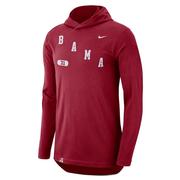  Alabama Nike Men's College Dri- Fit Wordmark T- Shirt Hoodie