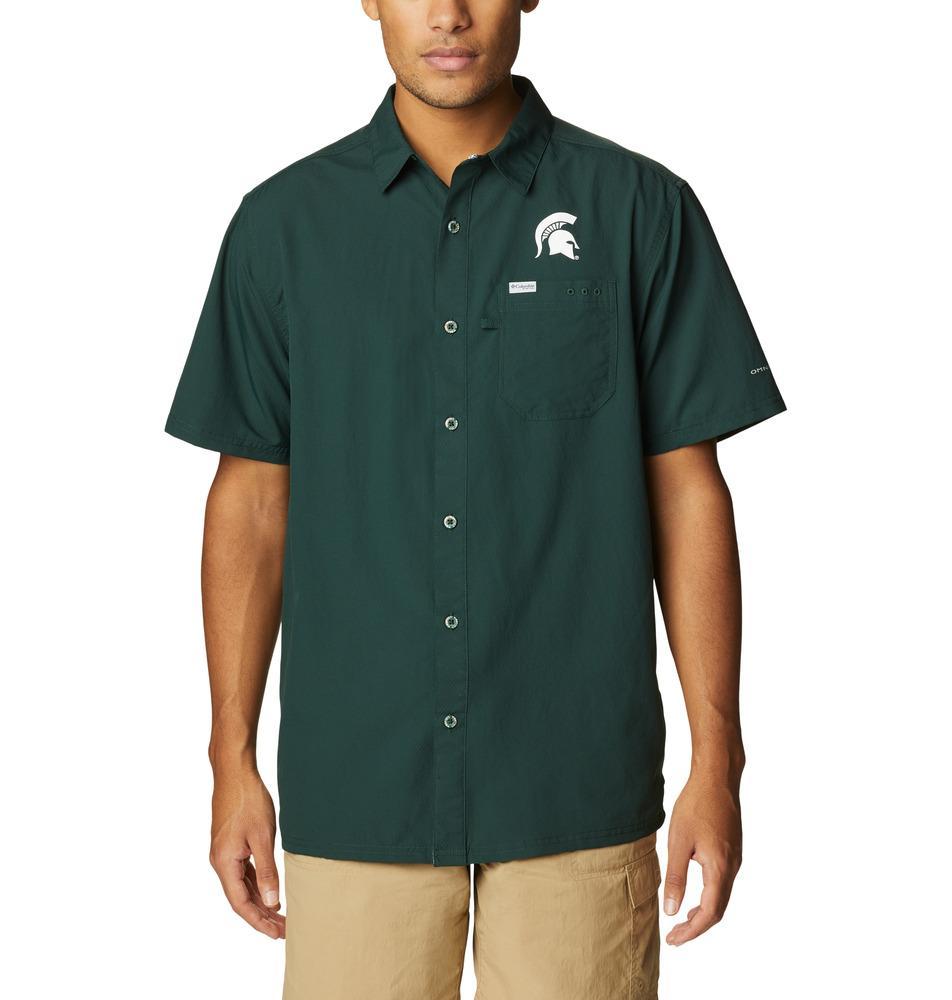 Spartans | Michigan State Columbia Slack Tide Camp Shirt | Alumni Hall