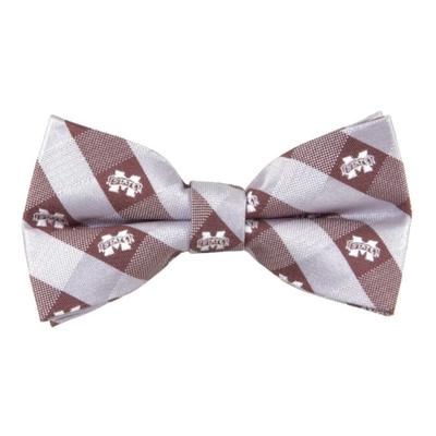 Mississippi State Eagle Wings Check Bowtie