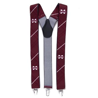Mississippi State Eagle Wings Oxford Suspenders
