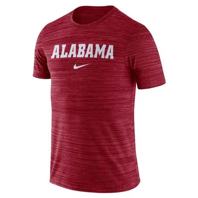 Alabama Nike Men's Dri-Fit Velocity Team Issue Tee CRIMSON