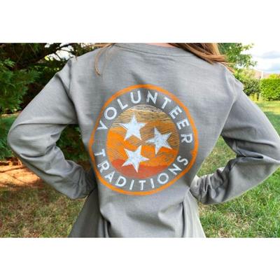 Volunteer Traditions YOUTH Tristar Mountain Long Sleeve Pocket Tee