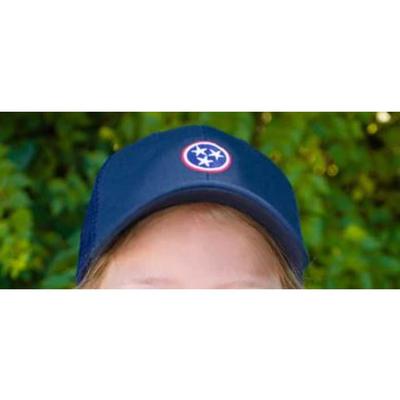Volunteer Traditions YOUTH Navy Tristar Adjustable Hat