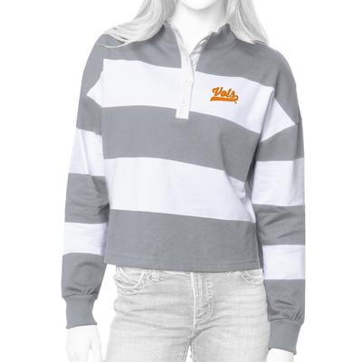 Tennessee Antigua Women's Radical Rugby Stripe Long Sleeve Top