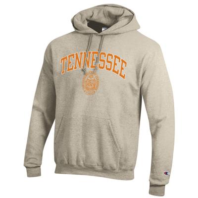 Tennessee Champion College Seal Hoody OATMEAL