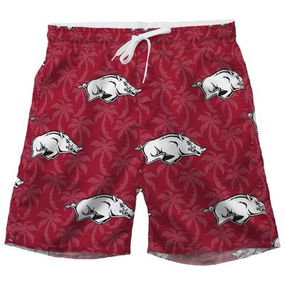 Arkansas Wes and Willy YOUTH AO Palm Tree Swim Trunk
