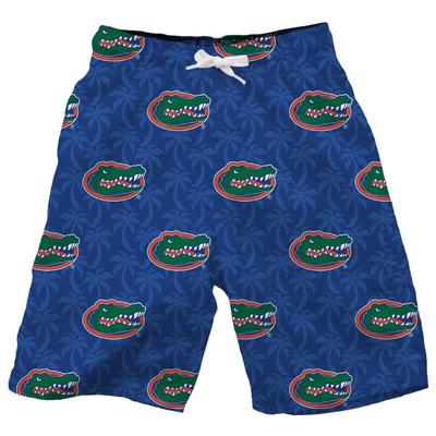 Florida Wes and Willy Kids AO Palm Tree Swim Trunk