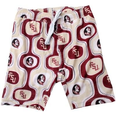 Florida State Wes and Willy Men's Cabana Boy Swim Trunk