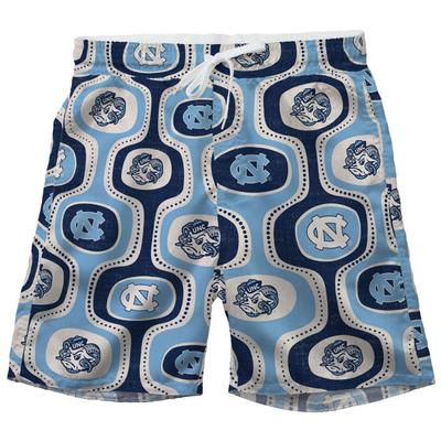 UNC Wes and Willy Men's Cabana Boy Swim Trunk