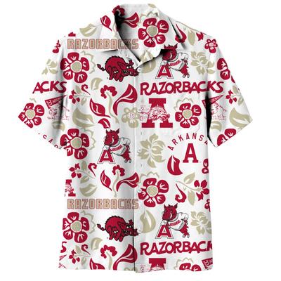 Arkansas Wes and Willy Vault Men's Floral Button Up Shirt