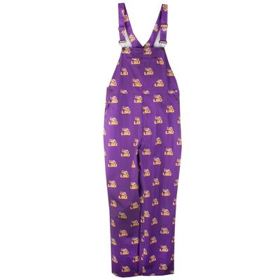 LSU Wes and Willy Men's All Over Logo Overall