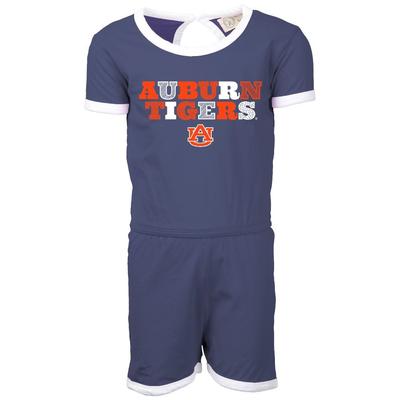 Auburn Wes and Willy YOUTH Ringer Romper