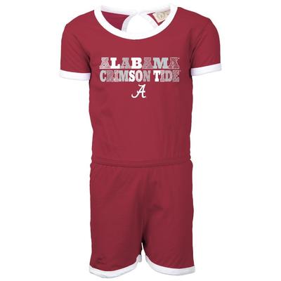 Alabama Wes and Willy Kids Ringer Romper