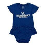  Kentucky Wes And Willy Infant Ruffle Sleeve Hopper With Skirt Onesie