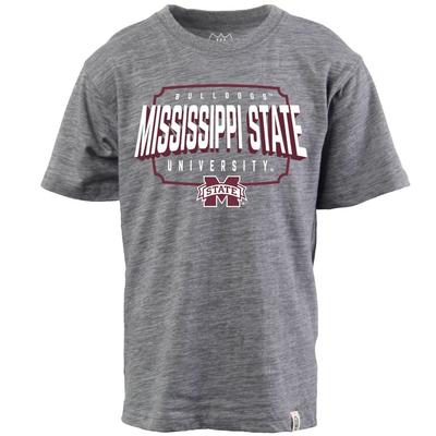Mississippi State Wes and Willy Kids Cloudy Yarn Tee