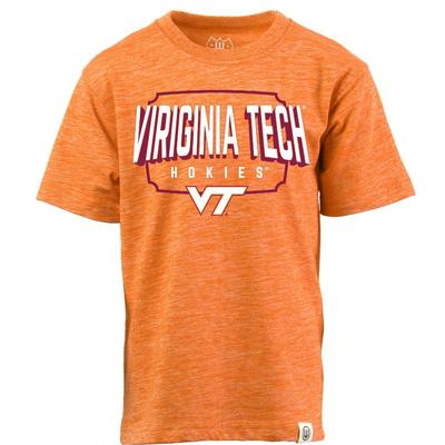 Virginia Tech Wes and Willy Kids Cloudy Yarn Tee